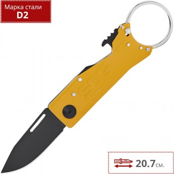 Нож SOG KEYTRON CAUTION YELLOW KT1005 Нож SOG KEYTRON CAUTION YELLOW KT1005